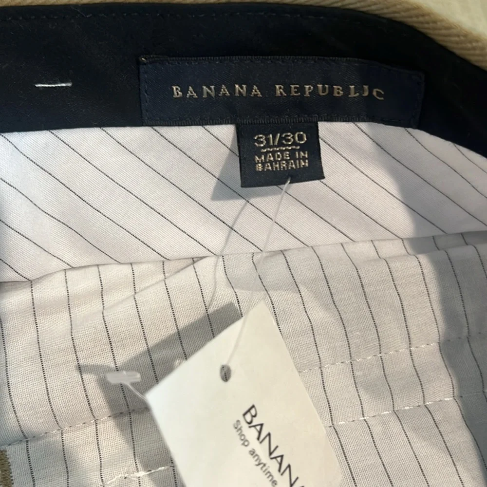 Banana Republic Modern Fit Flat Front Pants